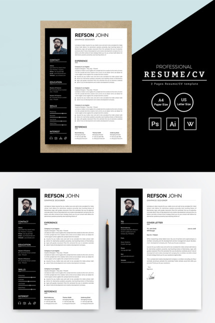 Template #81038 Cv Clean Webdesign Template - Logo template Preview