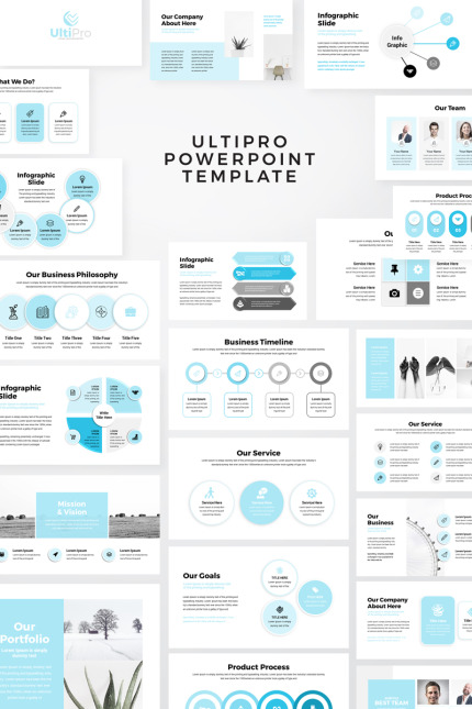 Template #81047 Powerpoint Presentation Webdesign Template - Logo template Preview