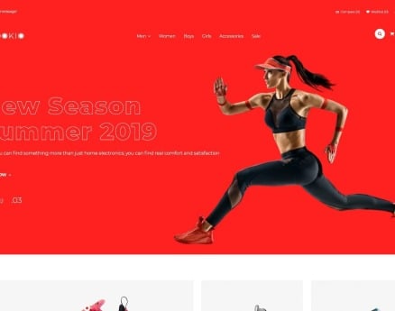 Snookio - Shoe Store eCommerce Clean OpenCart Template