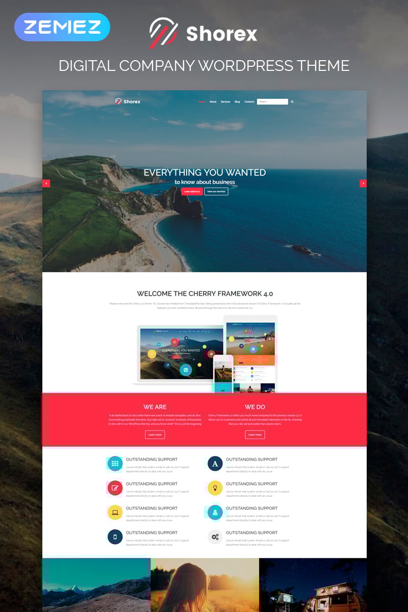 Shorex - Digital Multipurpose Modern Elementor WordPress Theme