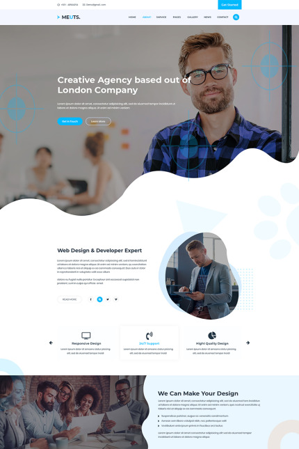 Template #81116 Business Consulting Webdesign Template - Logo template Preview