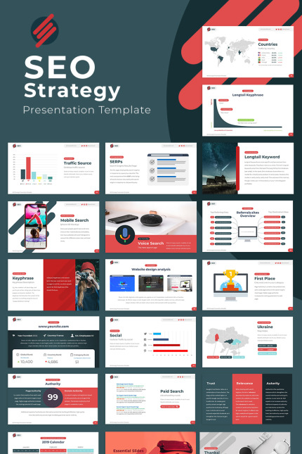 Template #81124 Traffic Keyword Webdesign Template - Logo template Preview