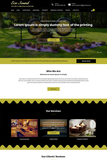 Template #81155 Therapy Theme Webdesign Template - Logo template Preview