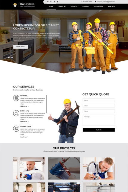 Template #81167 Service Theme Webdesign Template - Logo template Preview