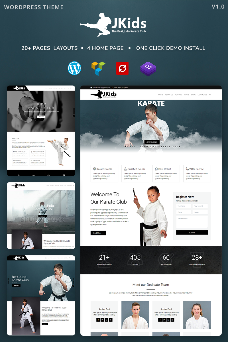 Karate WordPress Theme