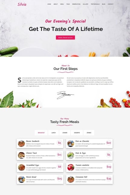 Template #81190 Food Diner Webdesign Template - Logo template Preview