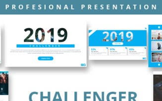 Challenger Pitch Deck PowerPoint template