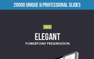 Elegant - Minimal And Clean PowerPoint template