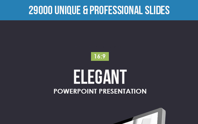 Elegant - Minimal And Clean PowerPoint template PowerPoint Template