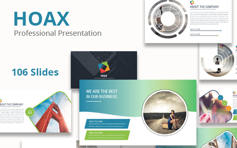 Hoax - Multipurpose PowerPoint template PowerPoint Template