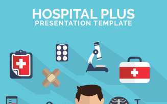 Hospital Plus PowerPoint template