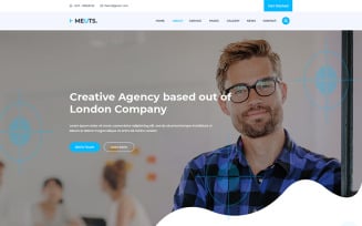 Meuts- Agency Corporate PSD Template