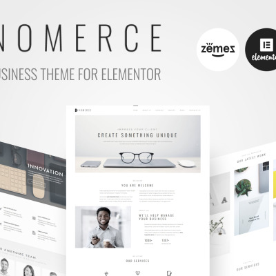 Responsive Innomerce - Business Multipurpose Minimal Elementor Wordpress Teması #81170