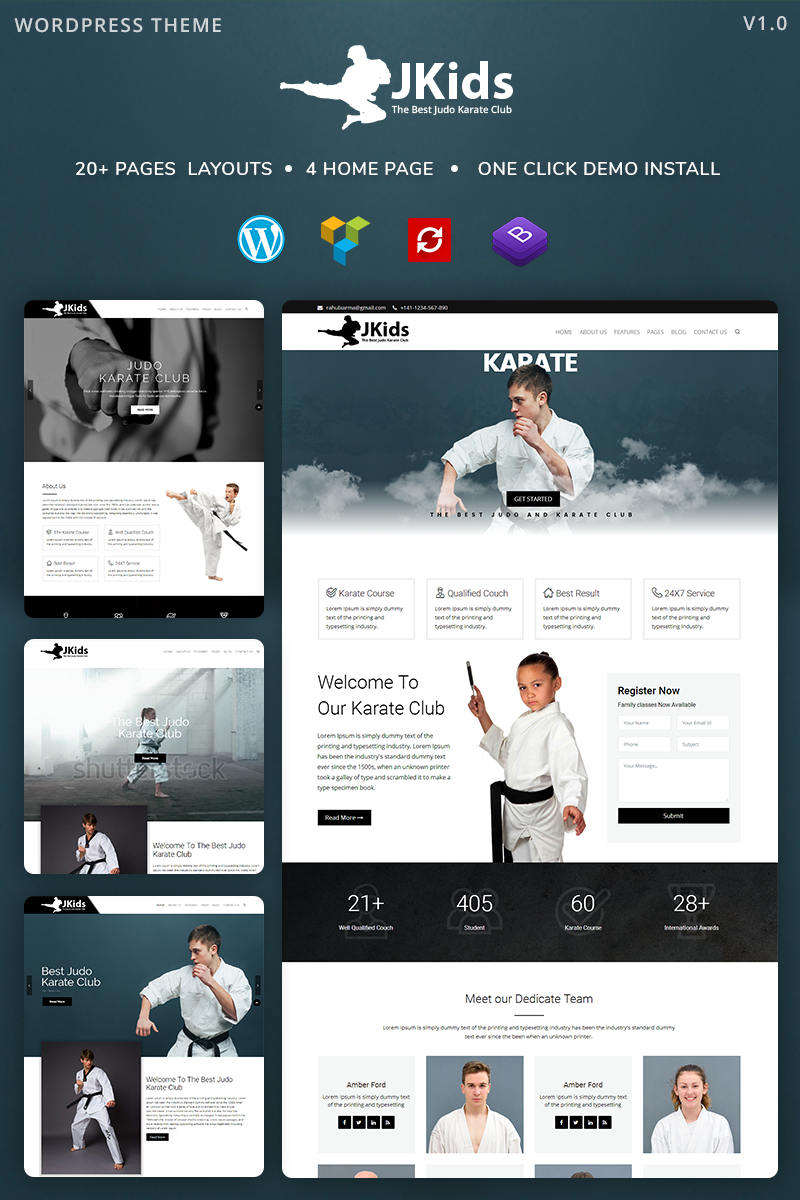 Tema De WordPress "Karate" #81188