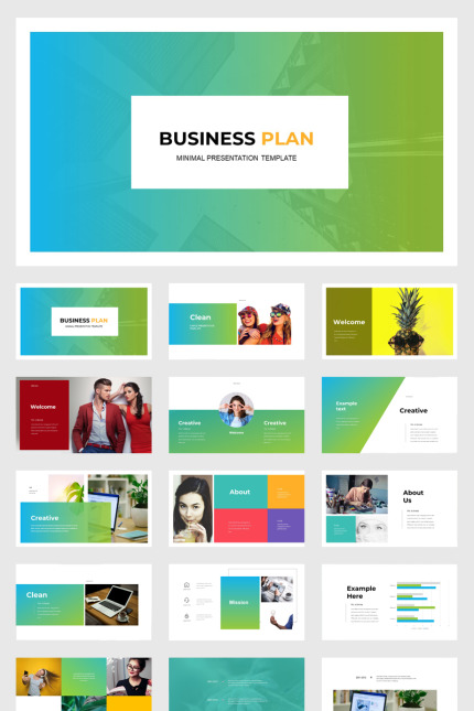 Template #81216 Business Plan Webdesign Template - Logo template Preview