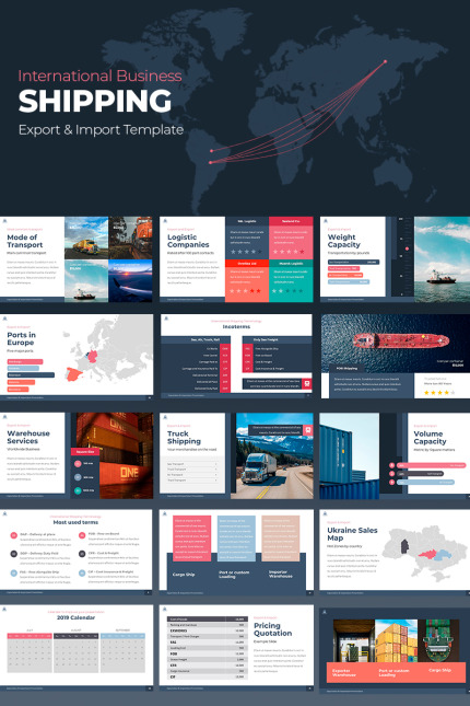 Template #81221 Incoterms Cif Webdesign Template - Logo template Preview