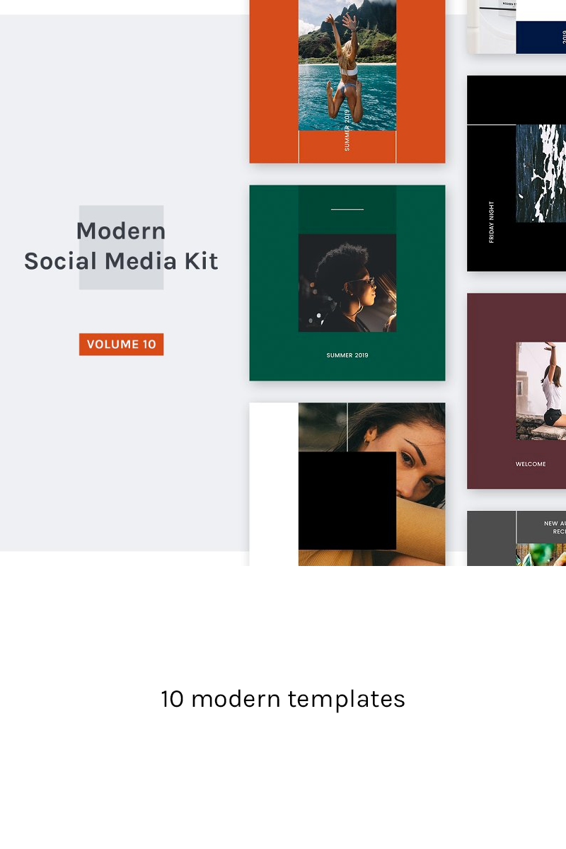 Modern  Kit (Vol. 10) Social Media Template