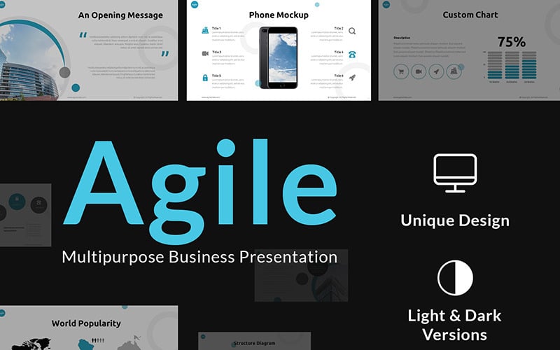 Agile Multipurpose Business Presentation PowerPoint template PowerPoint Template