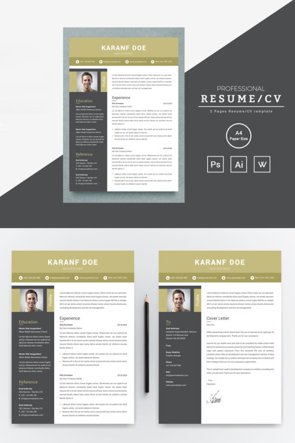 Template #81356 Cv Clean Webdesign Template - Logo template Preview