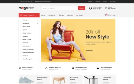 Megatree - Multipurpose Mega Store PrestaShop Theme