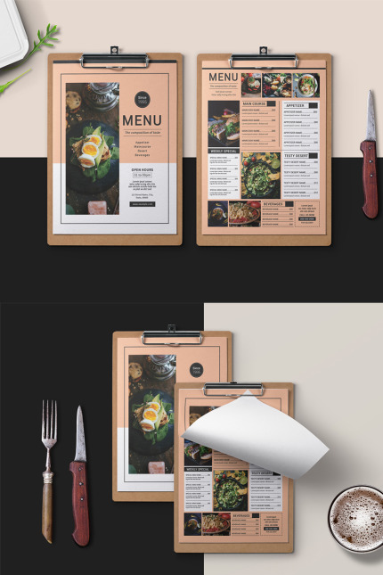 Template #81366 Menu Flyer Webdesign Template - Logo template Preview