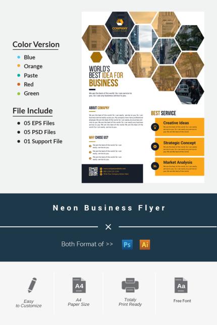 Template #81369 Corporate Liflet Webdesign Template - Logo template Preview