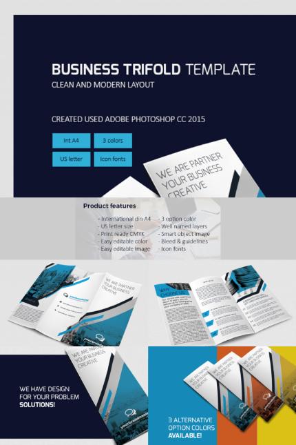 Template #81371 Brochuretemplate Trifoldbusiness Webdesign Template - Logo template Preview