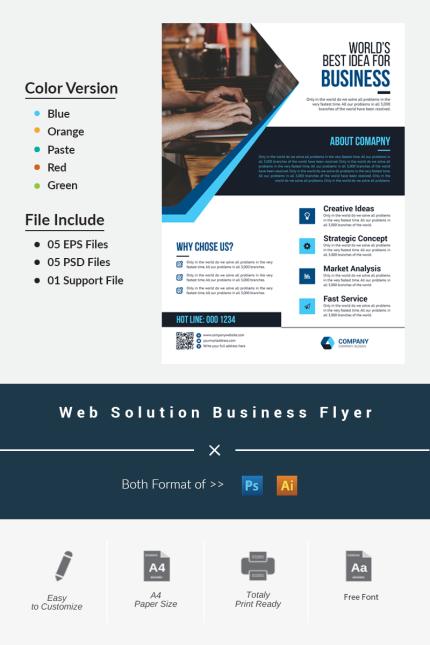 Template #81372 Corporate Liflet Webdesign Template - Logo template Preview