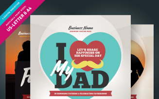 Father's Day Flyer - Corporate Identity Template