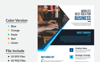 Web Solution Business Flyer - Corporate Identity Template