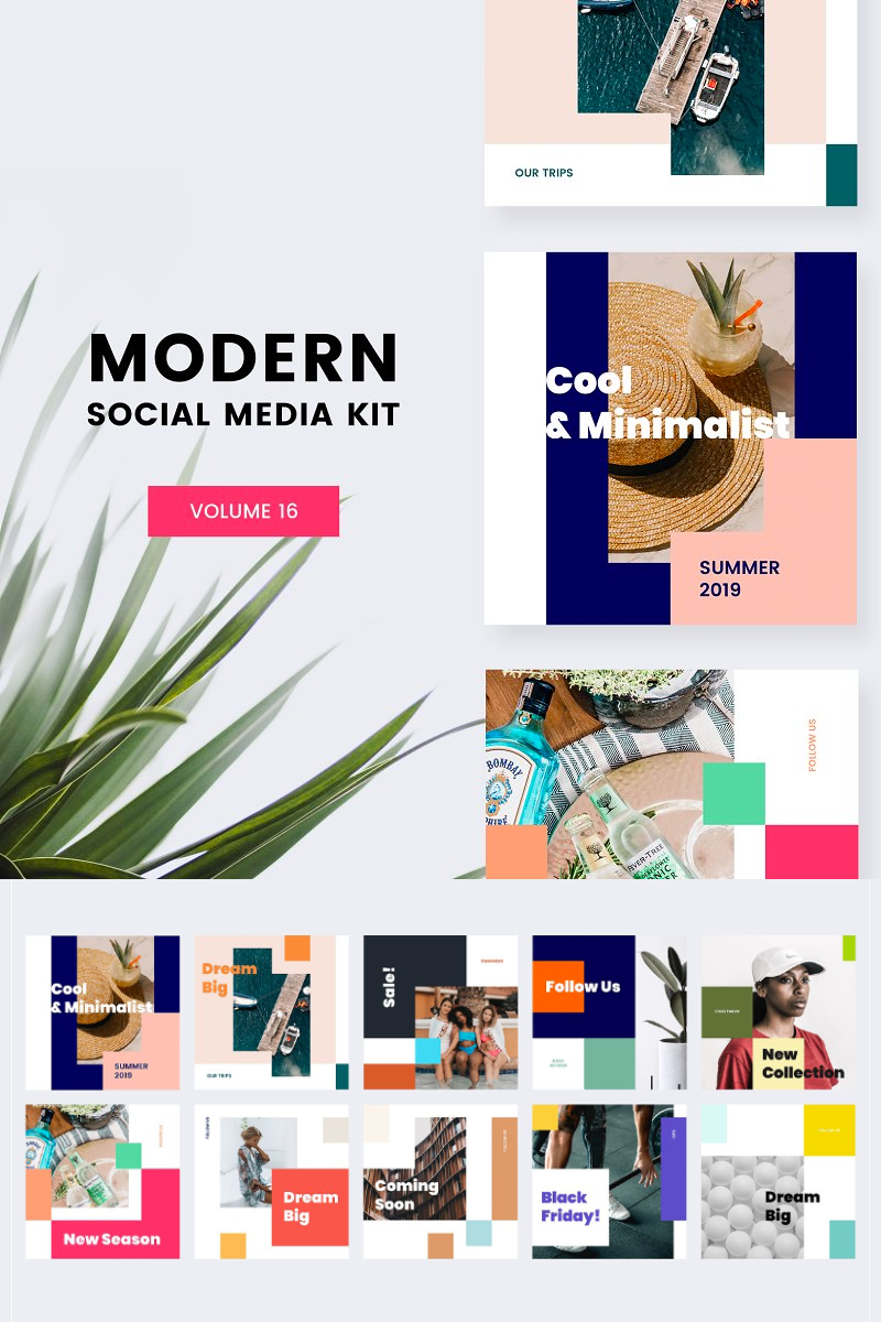 Modern  Kit (Vol. 16) Social Media Template