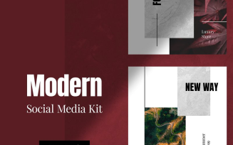 Modern Kit (Vol. 18) Social Media Template