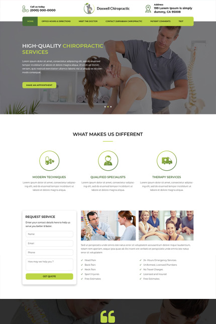 Template #81521 Therapy Psd Webdesign Template - Logo template Preview