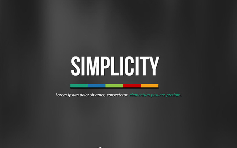 Simplicity | Powerpoint + Bonus PowerPoint template PowerPoint Template