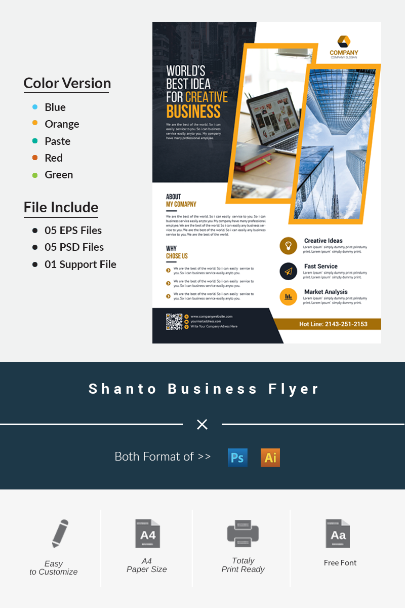 Shanto Business Flyer - Corporate Identity Template