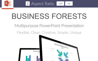Business Forests PowerPoint template