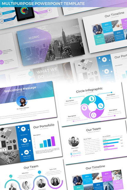 Template #81722 Gradient Multipurpose Webdesign Template - Logo template Preview