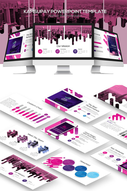 Template #81740 Geometric Paint Webdesign Template - Logo template Preview