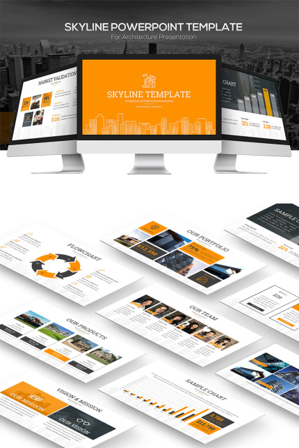 Template #81742 Skyline Architecture Webdesign Template - Logo template Preview