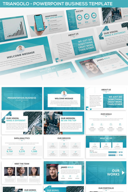 Template #81755 Teal Modern Webdesign Template - Logo template Preview