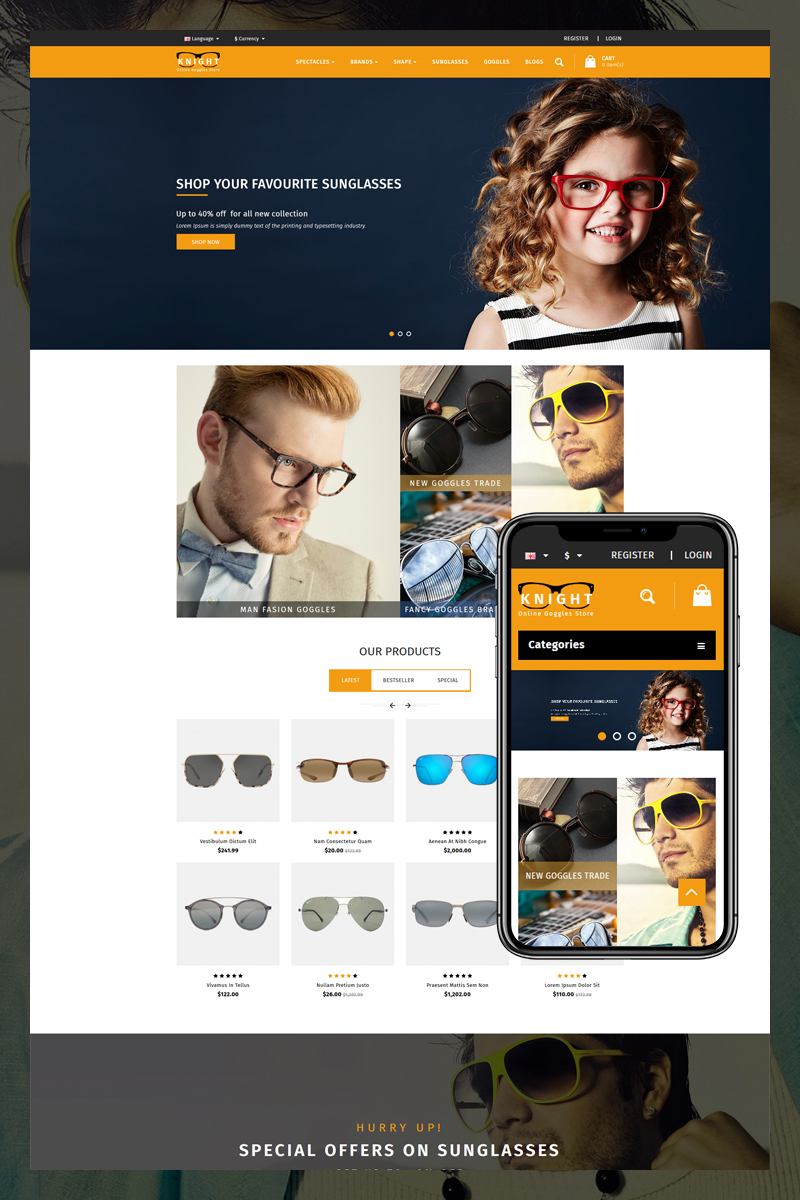 Knight OpenCart Template