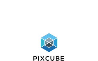 Pixcube Logo Template