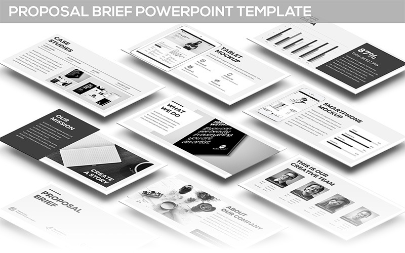 Proposal Brief PowerPoint template PowerPoint Template
