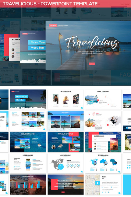 Template #81836 Blue Travel Webdesign Template - Logo template Preview