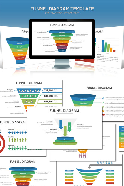 Template #81842 Chart Diagram Webdesign Template - Logo template Preview