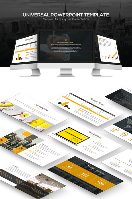 Template #81866 Presentation Multipurpose Webdesign Template - Logo template Preview