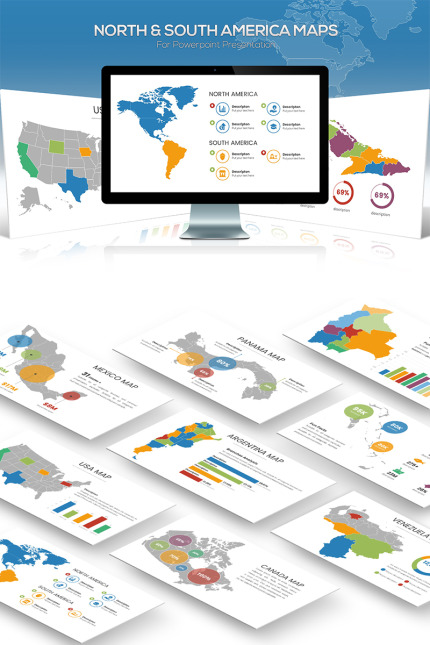 Template #81868 Map Usa Webdesign Template - Logo template Preview