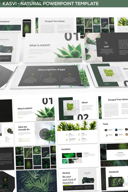 Template #81878 Green Clean Webdesign Template - Logo template Preview