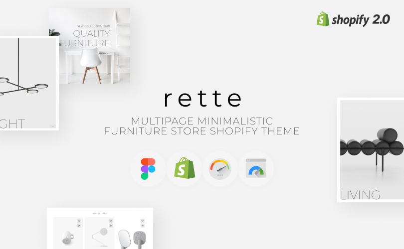 Rette - Furniture Multipage Minimalistic Shopify Theme