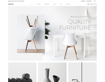rette - Furniture Multipage Minimalistic Shopify Theme